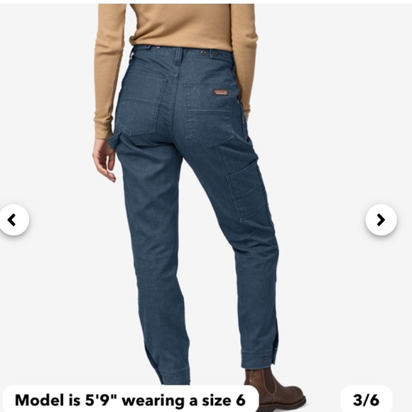 Patagonia W All Seasons Hemp Canvas Work Pants - Picture 9 of 11